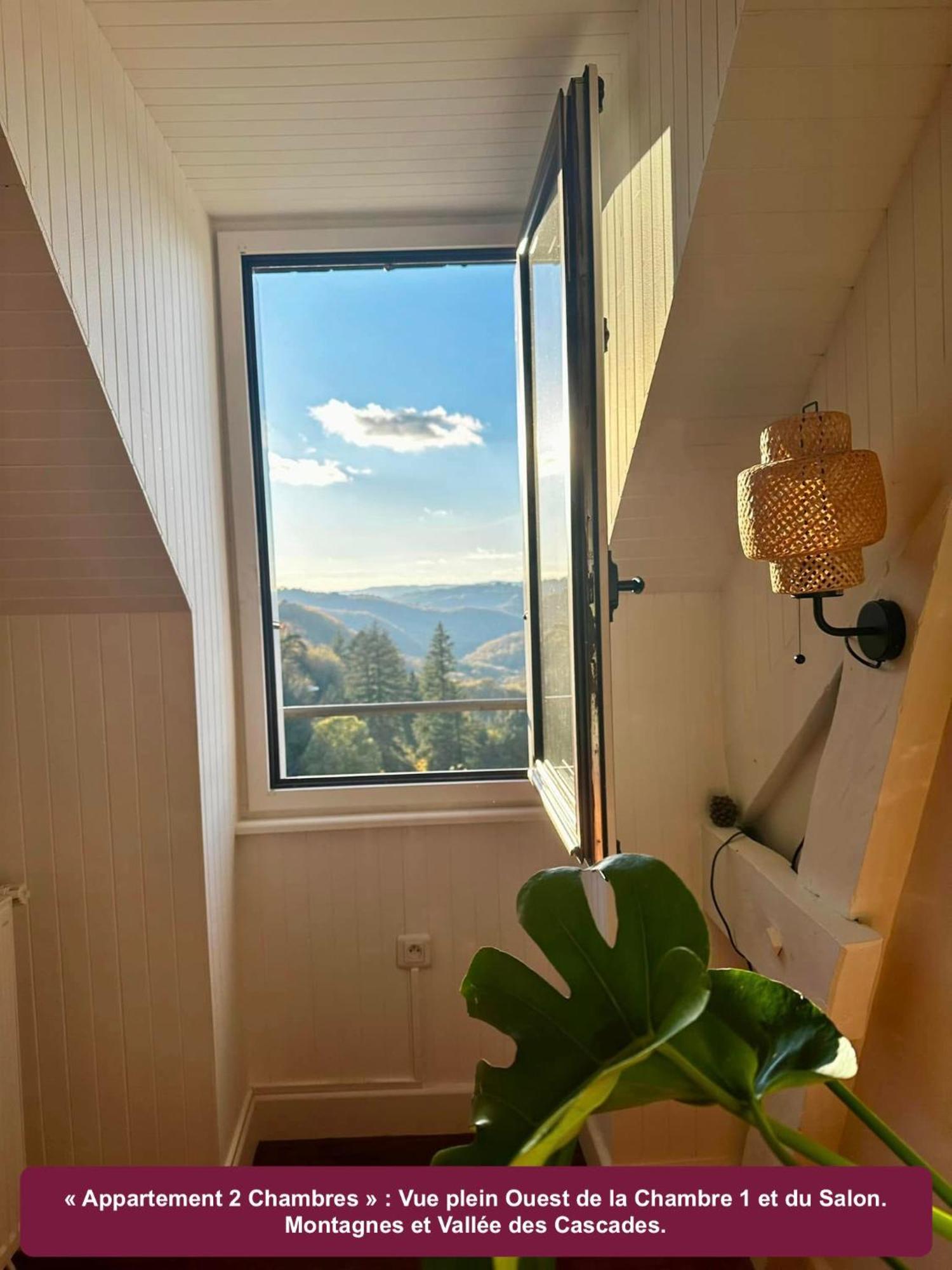 Le Chant Des Sources, Gites Et Chambres D'Hotes Avec Vue A Gimel-Les-Cascades Εξωτερικό φωτογραφία