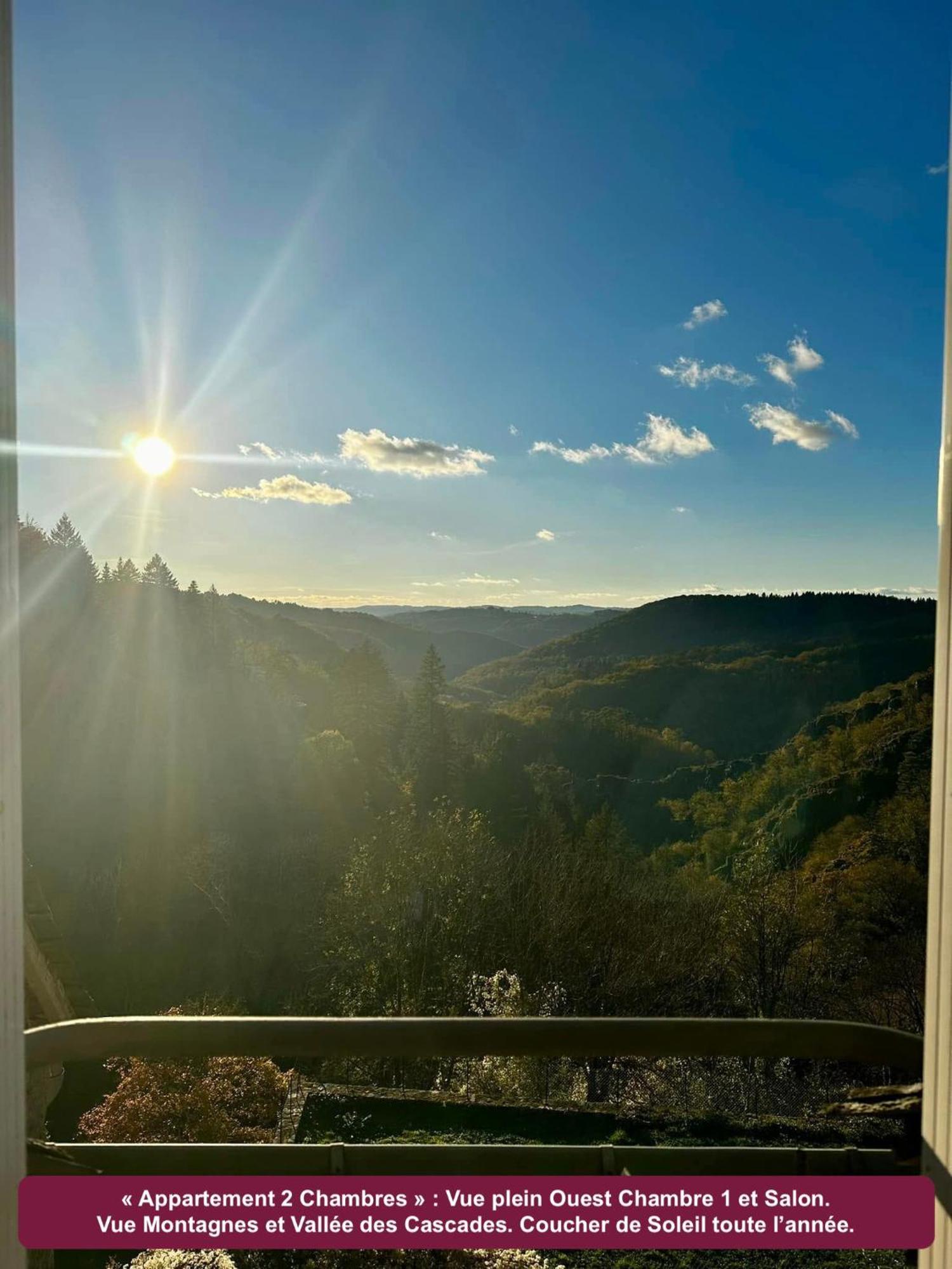 Le Chant Des Sources, Gites Et Chambres D'Hotes Avec Vue A Gimel-Les-Cascades Εξωτερικό φωτογραφία